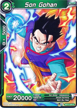 Son Gohan (Green) (BT11-076) [Vermilion Bloodline] | The Time Vault CA