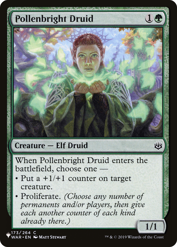 Pollenbright Druid [The List] | The Time Vault CA