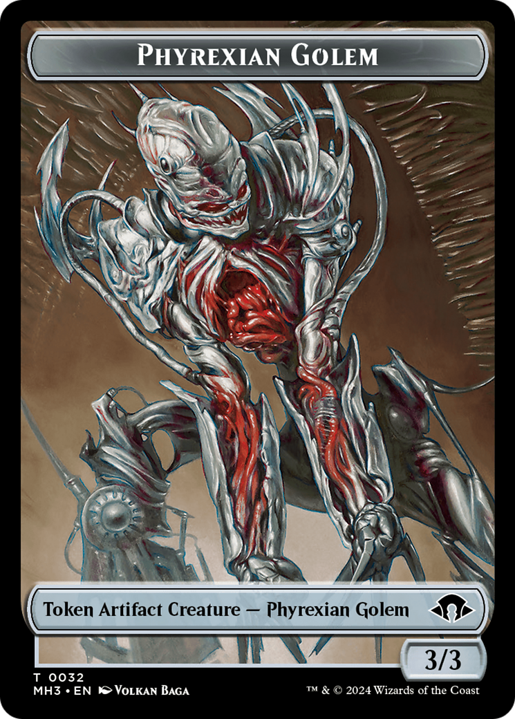 Phyrexian Golem Token [Modern Horizons 3 Tokens] | The Time Vault CA