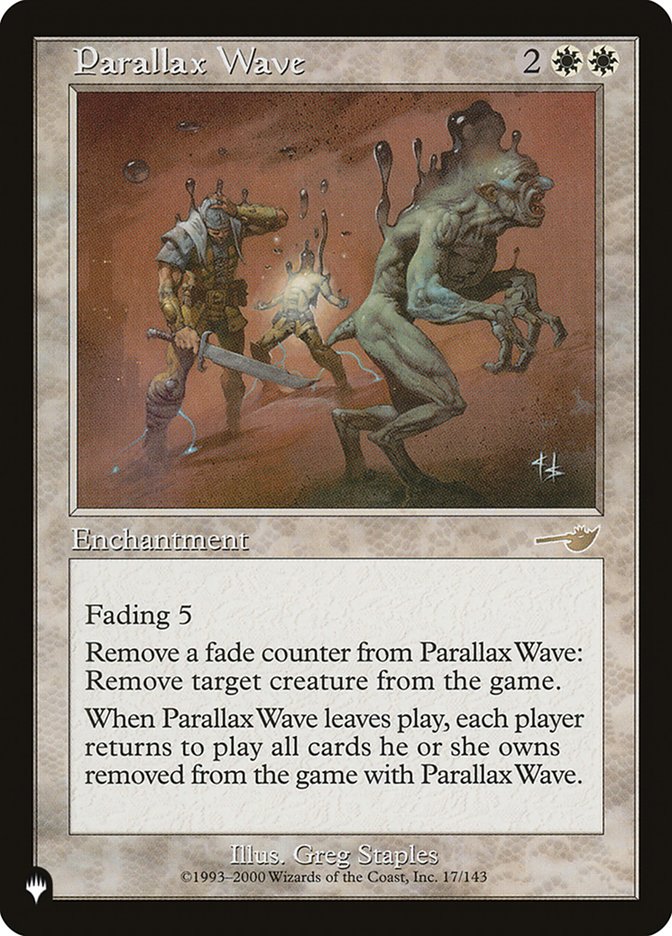 Parallax Wave [The List] | The Time Vault CA