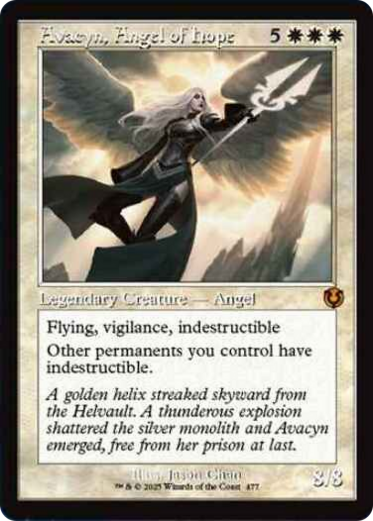 Avacyn, Angel of Hope (Retro Frame) [Innistrad Remastered] | The Time Vault CA