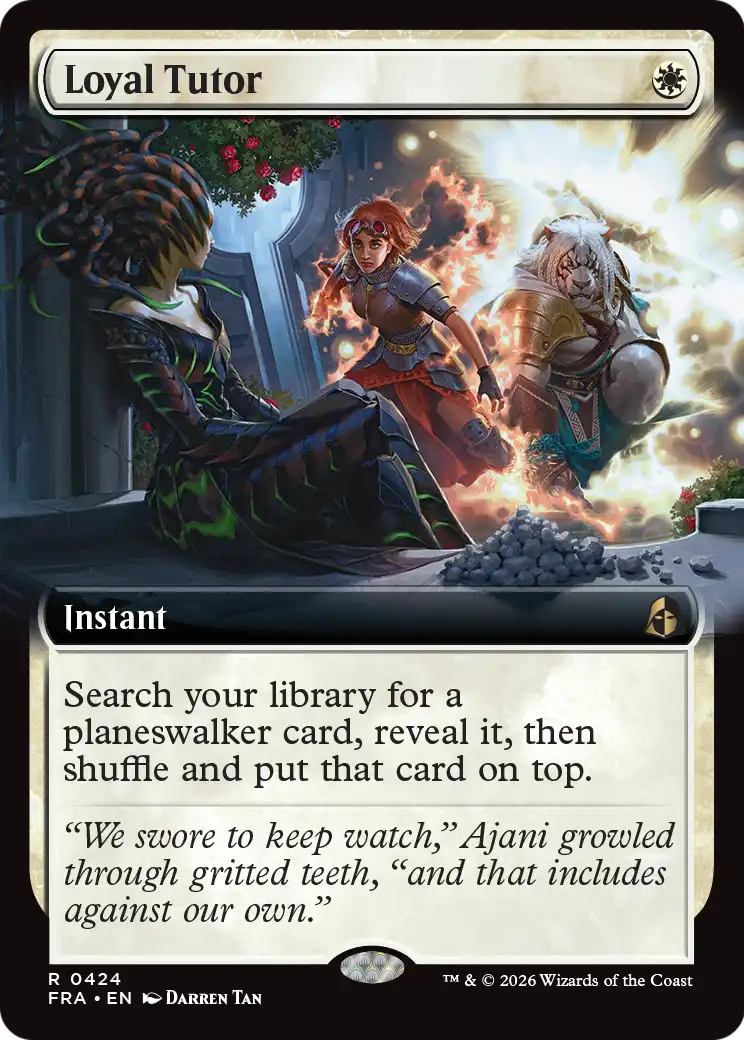 Loyal Tutor (Extended Art) [Reality Fracture] | The Time Vault CA