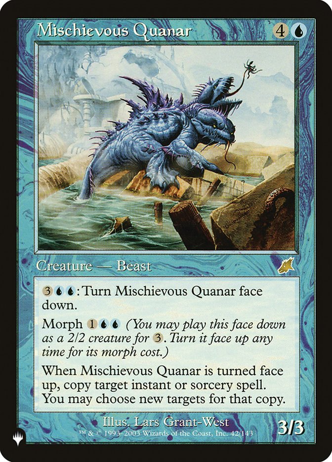 Mischievous Quanar [The List] | The Time Vault CA