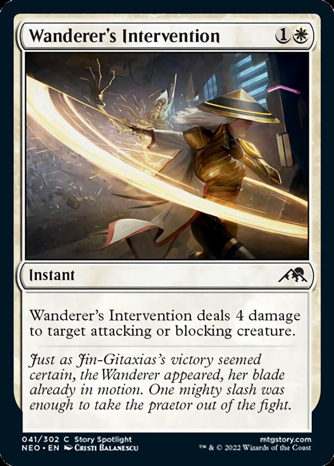Wanderer's Intervention [Kamigawa: Neon Dynasty] | The Time Vault CA