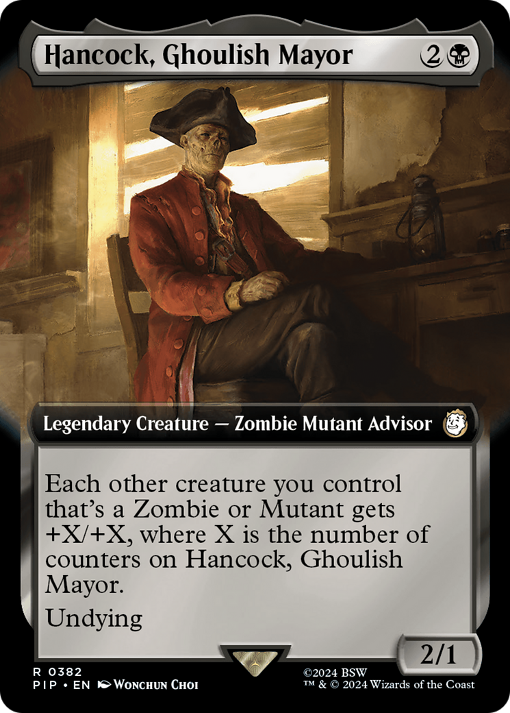 Hancock, Ghoulish Mayor (Extended Art) [Fallout] | The Time Vault CA