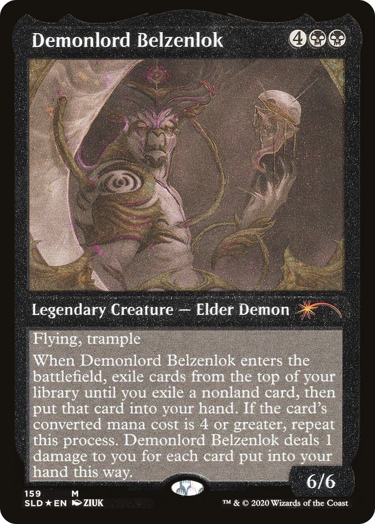 Demonlord Belzenlok (Foil Etched) [Secret Lair Drop Series] | The Time Vault CA