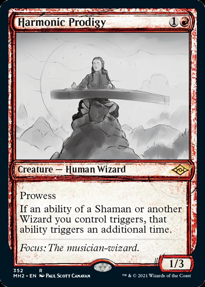 Harmonic Prodigy (Sketch) [Modern Horizons 2] | The Time Vault CA