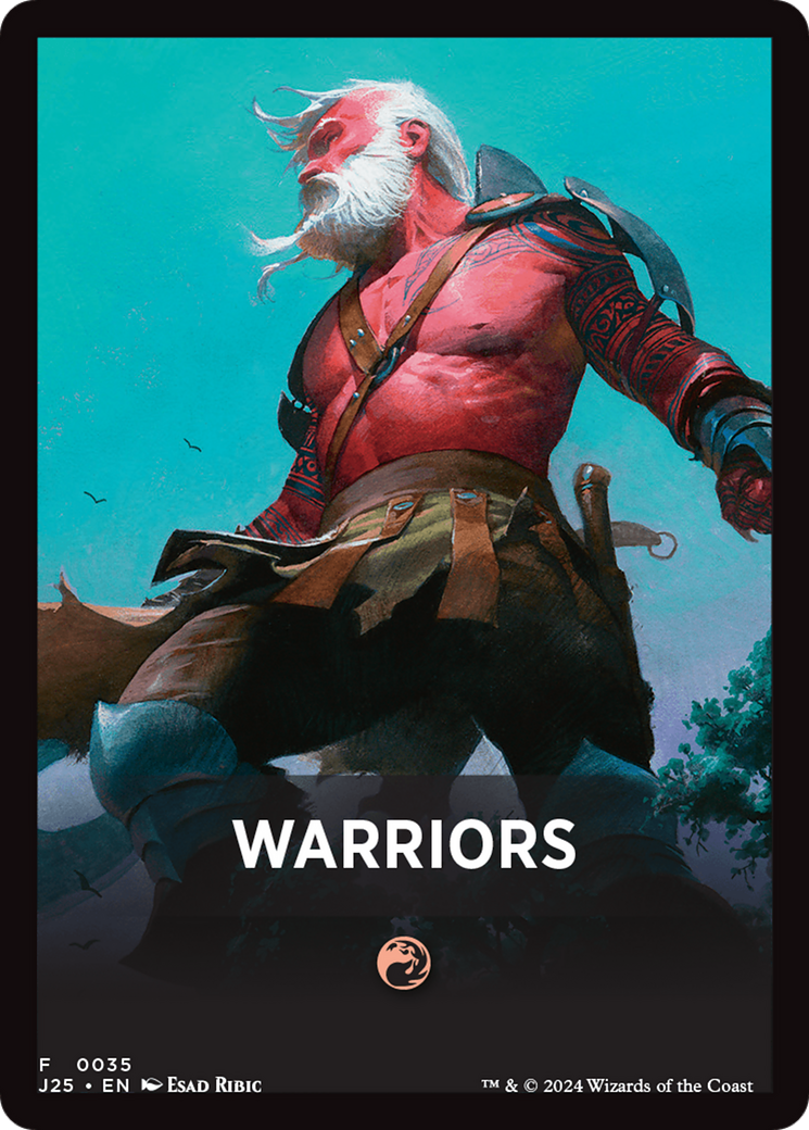 Warriors Theme Card [Foundations Jumpstart Front Cards] | The Time Vault CA