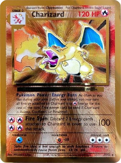 Charizard (4/102) (Celebrations Metal Card) [Celebrations: 25th Anniversary] | The Time Vault CA