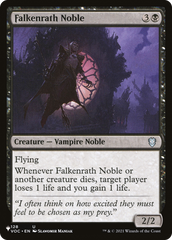 Falkenrath Noble [The List Reprints] | The Time Vault CA