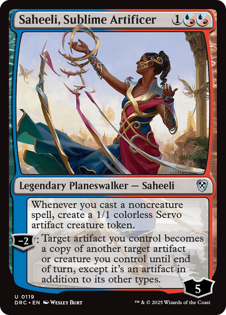 Saheeli, Sublime Artificer [Aetherdrift Commander] | The Time Vault CA