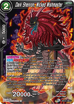 Dark Shenron, Wicked Wishmaster (Common) (BT13-148) [Supreme Rivalry] | The Time Vault CA