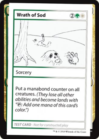 Wrath of Sod (2021 Edition) [Mystery Booster Playtest Cards] | The Time Vault CA