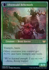 Ulvenwald Oddity // Ulvenwald Behemoth [Innistrad: Crimson Vow Prerelease Promos] | The Time Vault CA