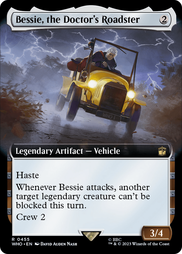 Bessie, the Doctor's Roadster (Extended Art) [Doctor Who] | The Time Vault CA