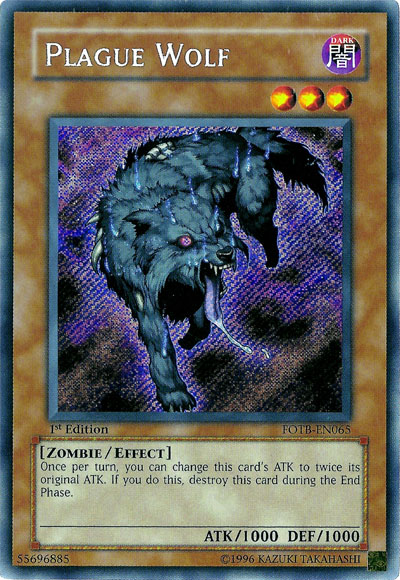 Plague Wolf [FOTB-EN065] Secret Rare | The Time Vault CA