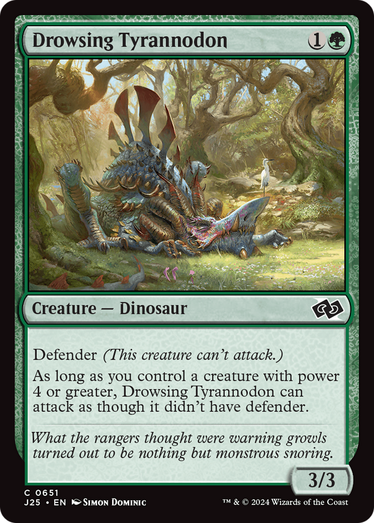 Drowsing Tyrannodon [Foundations Jumpstart] | The Time Vault CA