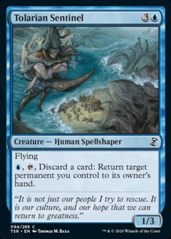 Tolarian Sentinel [Time Spiral Remastered] | The Time Vault CA