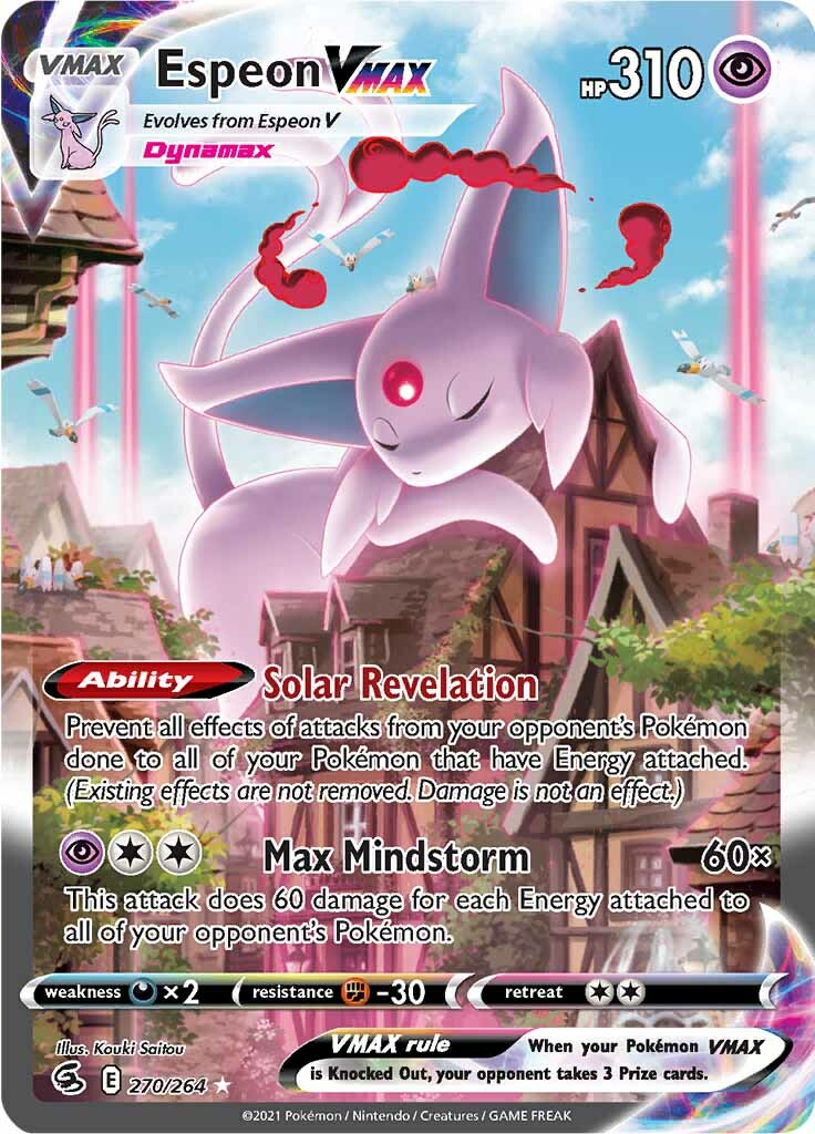 Espeon VMAX (270/264) [Sword & Shield: Fusion Strike] | The Time Vault CA