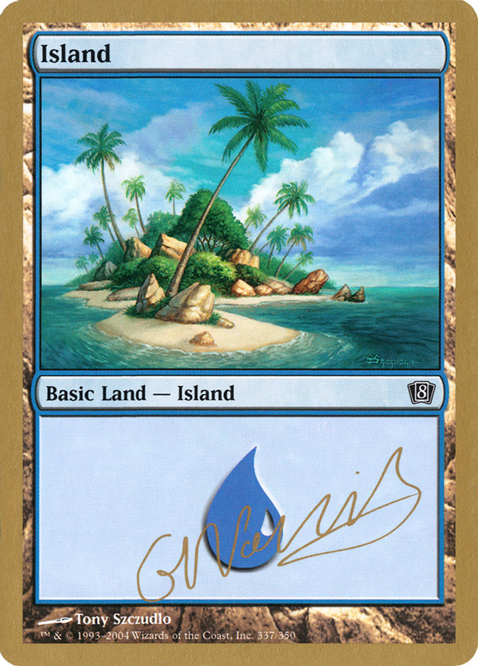 Island (gn337) (Gabriel Nassif) [World Championship Decks 2004] | The Time Vault CA