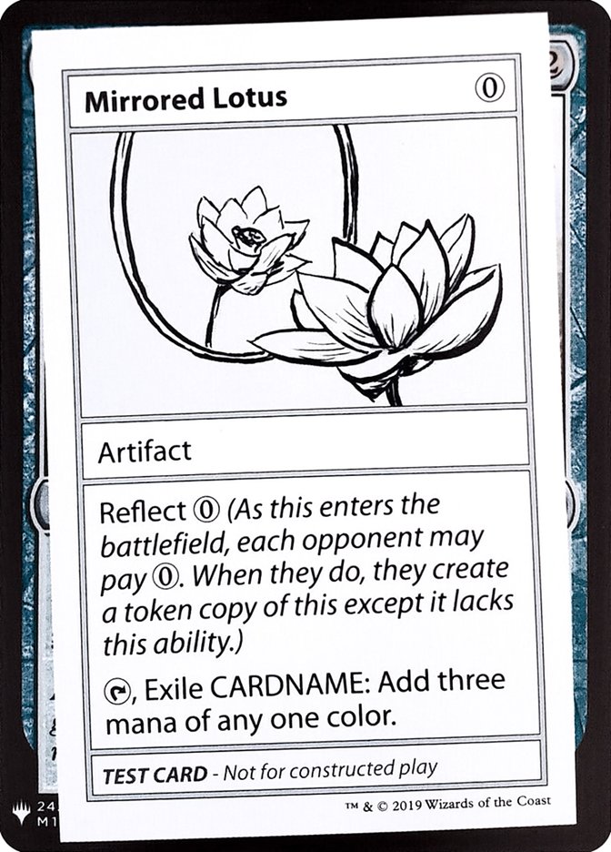 Mirrored Lotus [Mystery Booster Playtest Cards] | The Time Vault CA