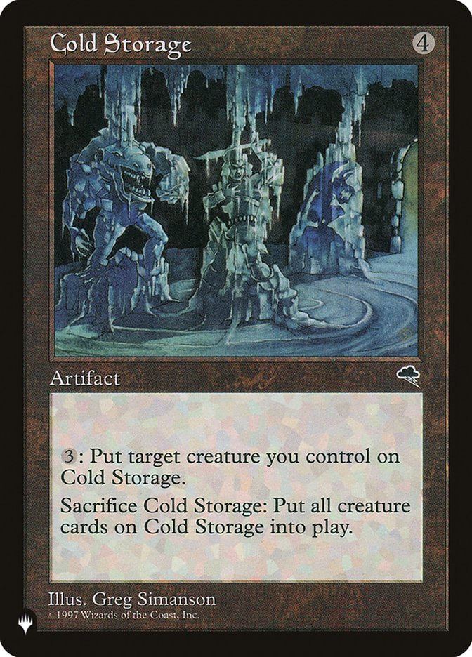 Cold Storage [The List] | The Time Vault CA