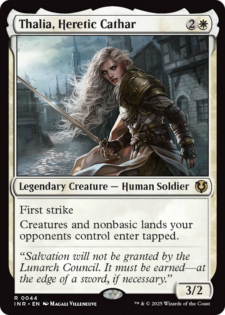 Thalia, Heretic Cathar [Innistrad Remastered] | The Time Vault CA