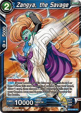 Zangya, the Savage (Rare) (BT13-051) [Supreme Rivalry] | The Time Vault CA