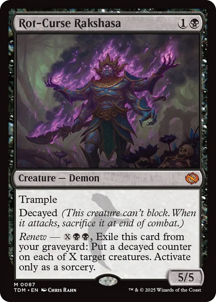 Rot-Curse Rakshasa [Tarkir: Dragonstorm] | The Time Vault CA