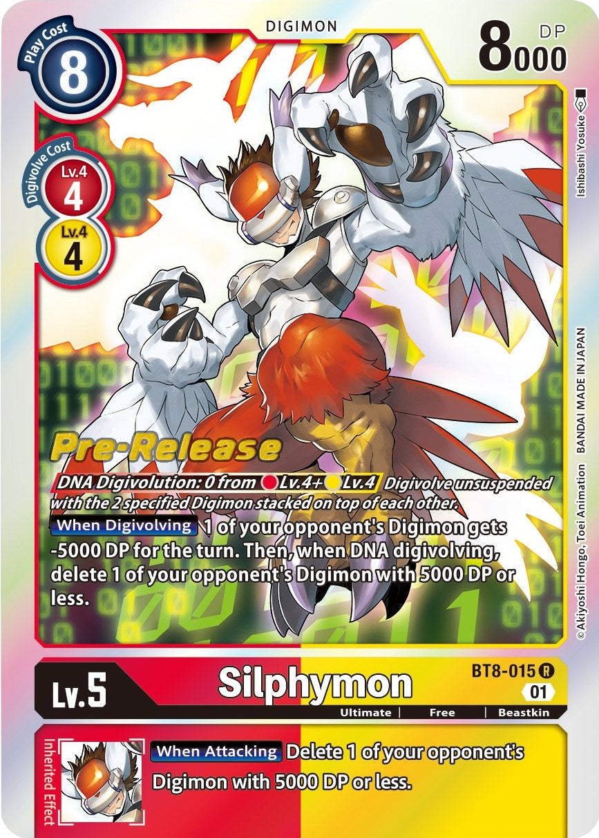 Silphymon [BT8-015] [New Awakening Pre-Release Cards] | The Time Vault CA