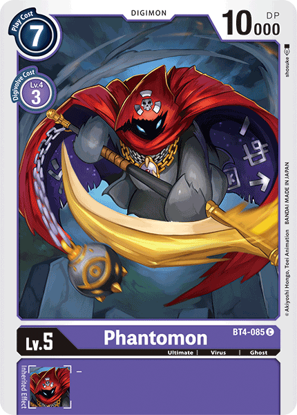 Phantomon [BT4-085] [Great Legend] | The Time Vault CA