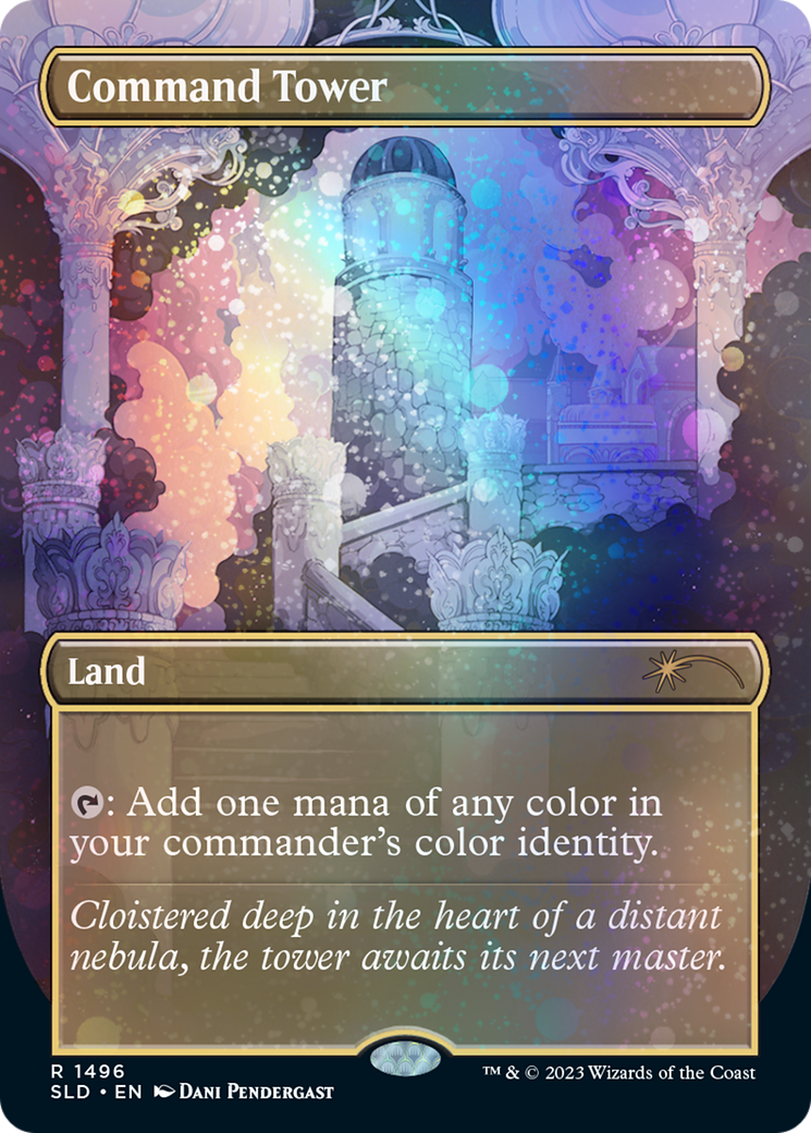 Command Tower (1697) (Rainbow Foil) [Secret Lair: Sheldon's Spellbook] | The Time Vault CA