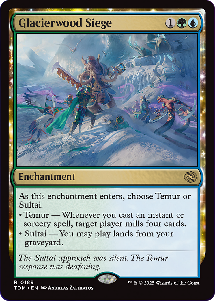 Glacierwood Siege [Tarkir: Dragonstorm] | The Time Vault CA