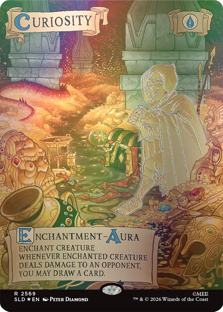 Curiosity (2569) (Out Of Sight Foil) [Secret Lair Drop Series] | The Time Vault CA