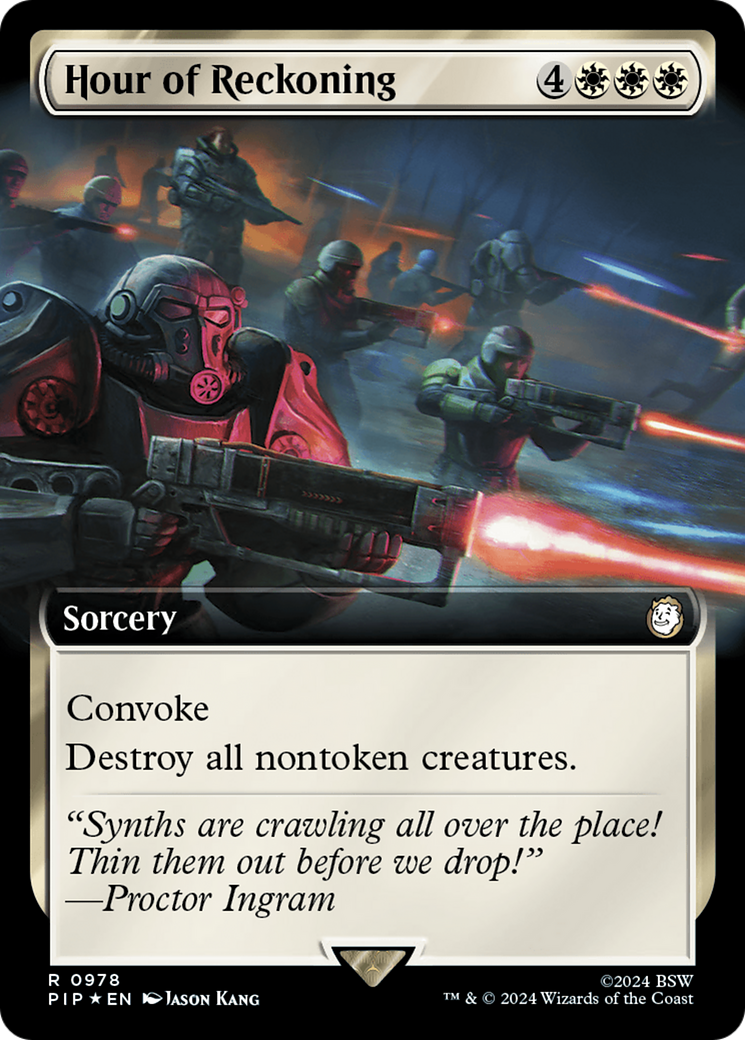 Hour of Reckoning (Extended Art) (Surge Foil) [Fallout] | The Time Vault CA