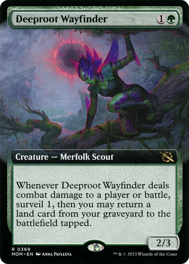 Deeproot Wayfinder (Extended Art) [March of the Machine] | The Time Vault CA