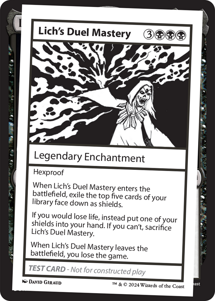 Lich's Duel Mastery [Mystery Booster 2 Playtest Cards] | The Time Vault CA