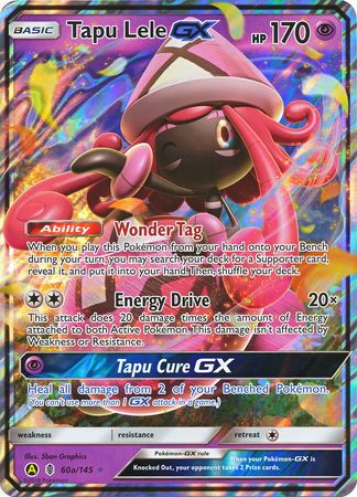 Tapu Lele GX (60a/145) (Alternate card) (Jumbo Card) [Sun & Moon: Guardians Rising] | The Time Vault CA