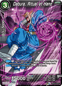 Dabura, Ritual at Hand (Common) (BT13-137) [Supreme Rivalry] | The Time Vault CA