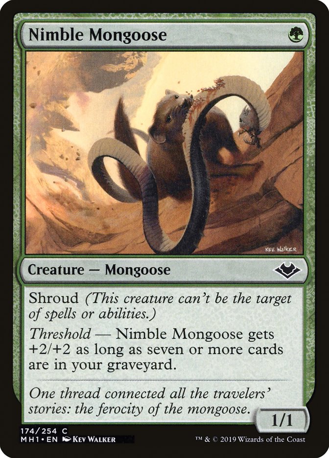 Nimble Mongoose [Modern Horizons] | The Time Vault CA