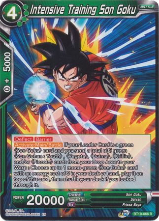 Intensive Training Son Goku (BT10-066) [Rise of the Unison Warrior 2nd Edition] | The Time Vault CA