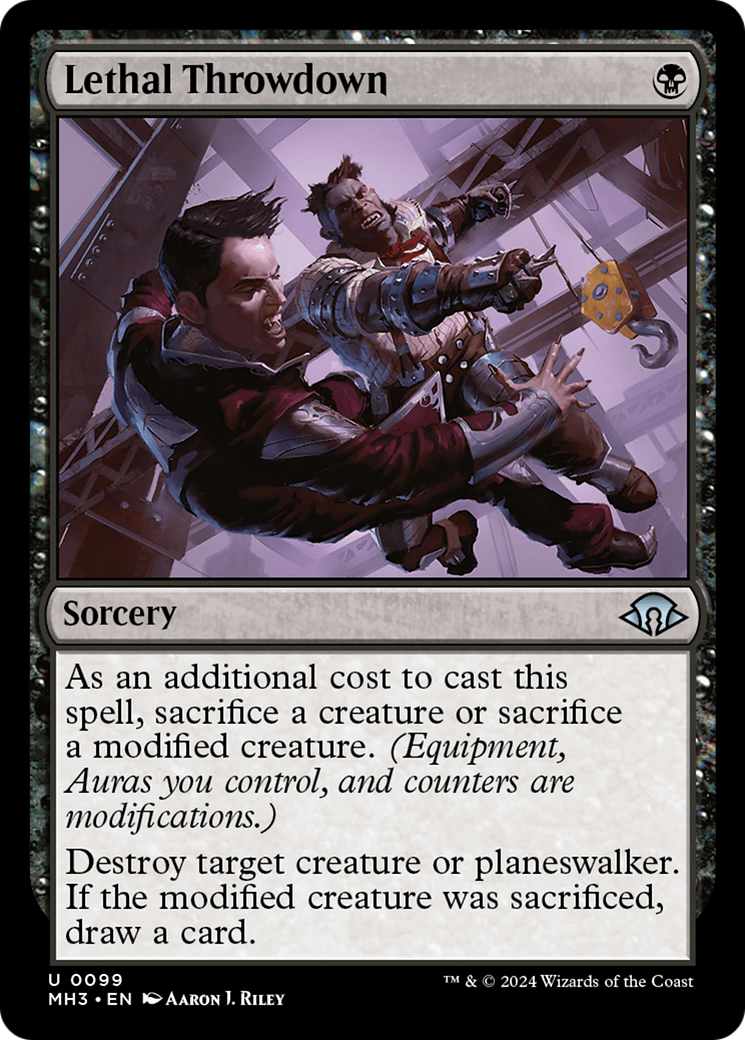 Lethal Throwdown [Modern Horizons 3] | The Time Vault CA