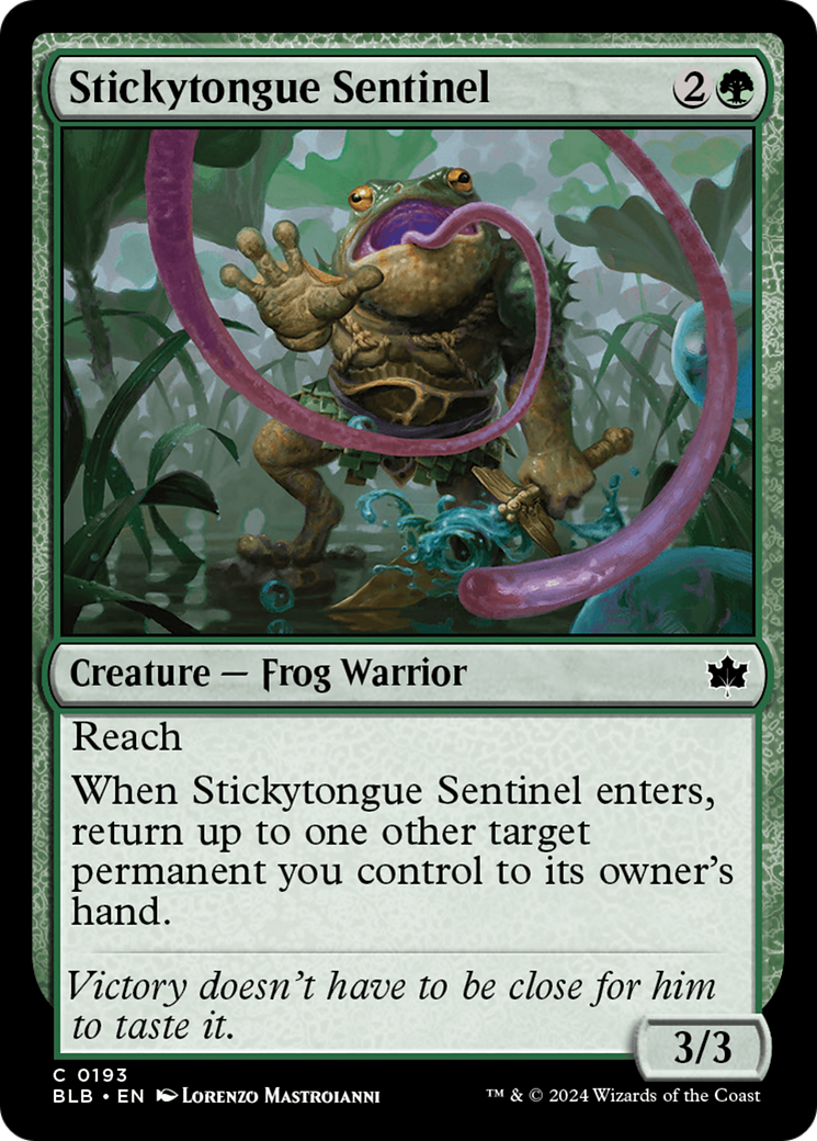 Stickytongue Sentinel [Bloomburrow] | The Time Vault CA