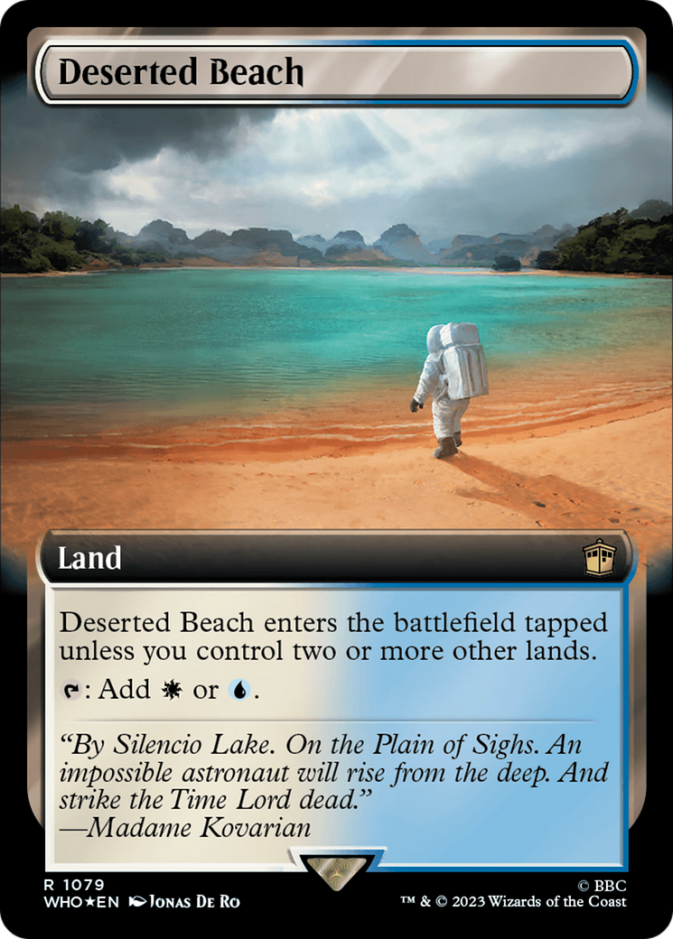 Deserted Beach (Extended Art) (Surge Foil) [Doctor Who] | The Time Vault CA