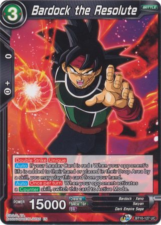 Bardock the Resolute (BT10-127) [Rise of the Unison Warrior 2nd Edition] | The Time Vault CA