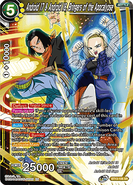 Android 17 & Android 18, Bringers of the Apocalypse (BT13-106) [Supreme Rivalry] | The Time Vault CA