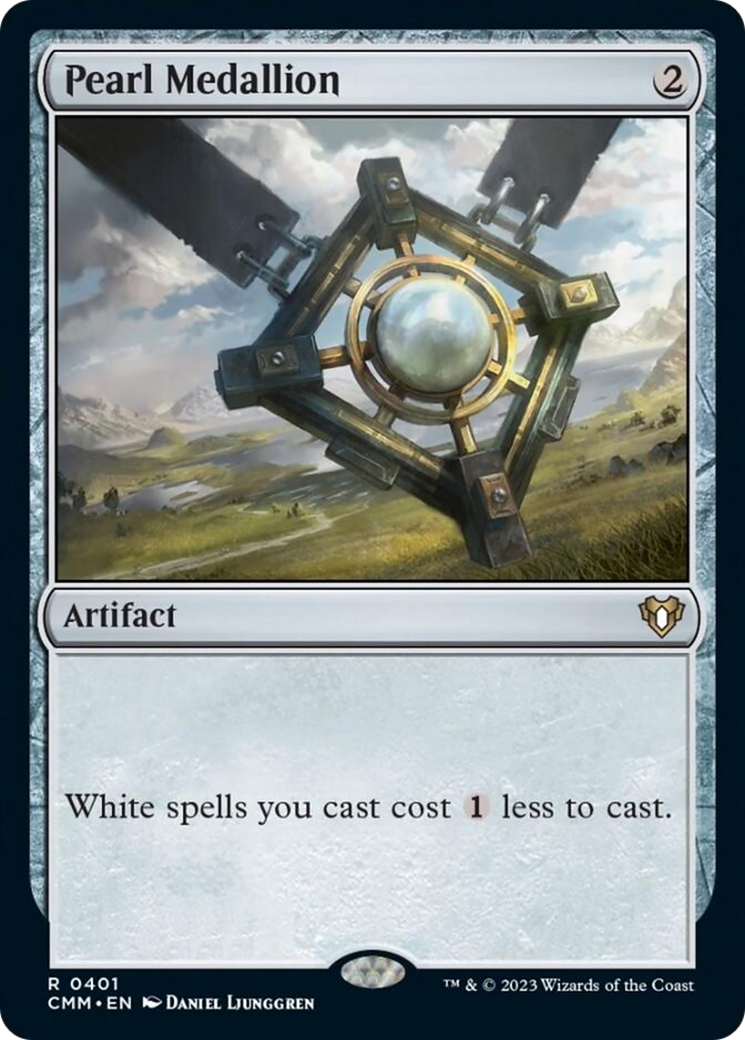 Pearl Medallion [Commander Masters] | The Time Vault CA