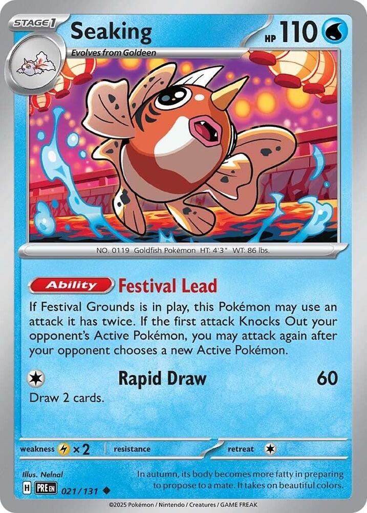 Seaking (021/131) [Scarlet & Violet: Prismatic Evolutions] | The Time Vault CA