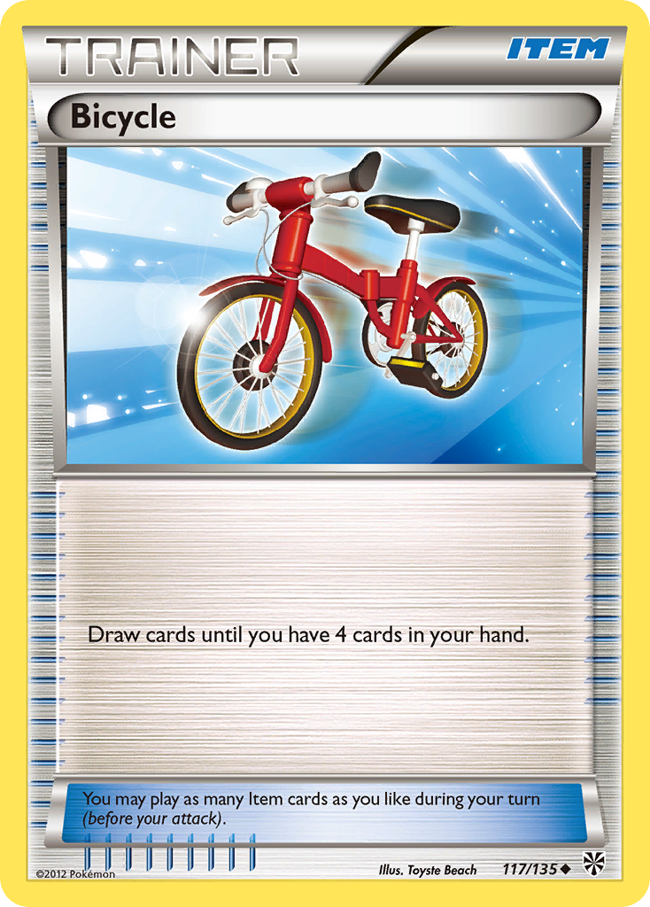 Bicycle (117/135) [Black & White: Plasma Storm] | The Time Vault CA