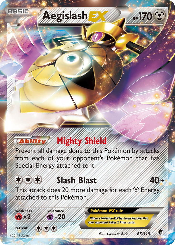 Aegislash EX (65/119) [XY: Phantom Forces] | The Time Vault CA